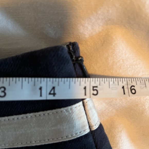 Juicy Couture Mini Skirt, Navy / White, Size 2 - Picture 5 of 13